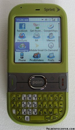 Оливково-зелёный Palm Centro от Sprint